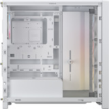 Corsair FRAME 4000D LCD RS ARGB, Tower-Gehäuse weiß, Tempered Glass, Touchscreen