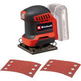 EINHELL Power X-Change Akku-Faust-Schwingschleifer TE-OS 18/113 Li-Solo, 18Volt rot/schwarz, ohne Akku und Ladegerät