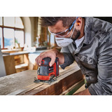 EINHELL Power X-Change Akku-Faust-Schwingschleifer TE-OS 18/113 Li-Solo, 18Volt rot/schwarz, ohne Akku und Ladegerät