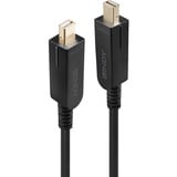 Lindy Fibre Optic Hybrid DisplayPort 1.4 Kabel schwarz, 30 Meter, 8K 60Hz