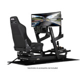 Next Level Racing ERS3 Elite Liegesitz, Rennschalensitz schwarz/weiß