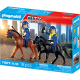 PLAYMOBIL 71877 City Action Polizeireiterstaffel, Konstruktionsspielzeug 