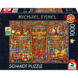 Schmidt Spiele Michael Fishel: Glas-Menagerie, Puzzle 1000 Teile