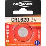 Ansmann Lithium Knopfzelle CR-1620, Batterie silber