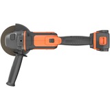 BLACK+DECKER Akku-Winkelschleifer BCG720M1, 18Volt schwarz/orange, Li-Ionen Akku 4Ah