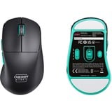 CHERRY XTRFY M64 Wireless, Gaming-Maus schwarz/türkis