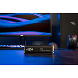 Crucial P310 2 TB mit Kühlkörper, SSD PCIe 4.0 x4, NVMe, M.2 2280