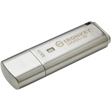 Kingston IronKey Locker+ 50 32 GB, USB-Stick aluminium, USB-A 3.2 Gen 1