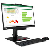 Lenovo THINKCENTRE TIO24 GEN4 11GD Generalüberholt, LED-Monitor 60.5 cm (23.8 Zoll), schwarz, FullHD, IPS, DP, Webcam/Mikrofon