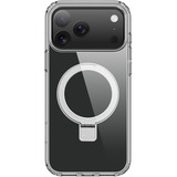 Nevox StyleShell SHOCKFlex mit Standfunktion, Handyhülle transparent, iPhone 17 Pro, kompatibel mit MagSafe