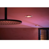 Philips Hue White & Color Ambiance Xamento Einbauspot, LED-Leuchte silber, rund