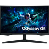 SAMSUNG Odyssey G5 S27CG554EU, Gaming-Monitor 68 cm (27 Zoll), schwarz, QHD, VA, Curved, DP, HDMI, 165Hz Panel