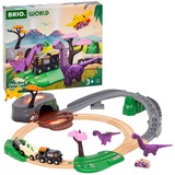 BRIO World Dinosaurier Abenteuer-Set, Bahn 