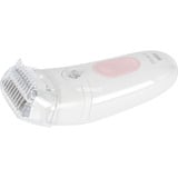 Braun Silk-épil 5-230, Epiliergerät weiß/rosa, incl. Bikinitrimmer, Rasieraufsatz, Trimmeraufsatz