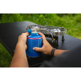 Campingaz Campingkocher Camp & Trek Twin Connect, Gaskocher silber/schwarz, 2 Kochfelder 2x 2 kW, für CV470 Plus