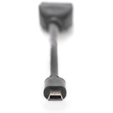 Digitus USB Adapter / Konverter, OTG Typ mini B - A 