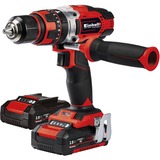 EINHELL Power X-Change Akku-Schlagbohrschrauber TE-CD 18/48 Li, 18Volt schwarz, 2x Li-Ionen Akku 2,0Ah
