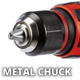 EINHELL Power X-Change Akku-Schlagbohrschrauber TE-CD 18/48 Li, 18Volt schwarz, 2x Li-Ionen Akku 2,0Ah