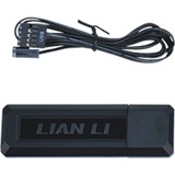 Lian Li UNI FAN SL120 LCD Wireless, Gehäuselüfter schwarz, 3er-Pack inkl. Controller, 124.5 mm