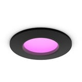 Philips Hue White & Color Ambiance Slim Einbauleuchte 90 mm, LED-Leuchte schwarz