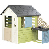 Smoby Life Spielhaus Pretty mit Küche, Gartenspielgerät 