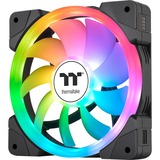 Thermaltake SWAFAN EX14 ARGB Sync PC Cooling Fan TT Premium Edition, Gehäuselüfter schwarz, 3er Pack, 140 mm