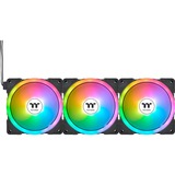 Thermaltake SWAFAN EX14 ARGB Sync PC Cooling Fan TT Premium Edition, Gehäuselüfter schwarz, 3er Pack, 140 mm