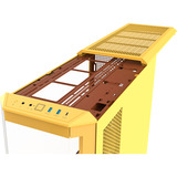 Thermaltake View 600 TG BuThermaltakeer Caramel, Big-Tower-Gehäuse gelb, Tempered Glass