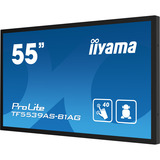 iiyama ProLite TF5539AS-B1AG, Public Display schwarz (matt), UltraHD/4K, IPS, Touchscreen