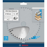 Bosch PRO Multi Material Kreissägeblatt, Ø 160mm, 42Z Bohrung 20mm, für Handkreissägen