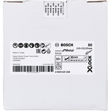 Bosch X-LOCK Fiberschleifscheibe R444 Expert for Metal, Ø 115mm, K80 Bohrung 22,23mm