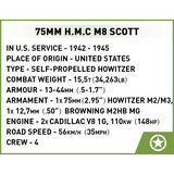 COBI H.M.C M8 Scott, Konstruktionsspielzeug Maßstab 1:35