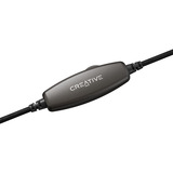 Creative HS-230, Headset schwarz, 3,5 mm Klinke, USB-A