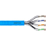 Digitus Professional Cat.6a U/FTP Verlegekabel simplex, Dca blau, 1.000 Meter Trommel
