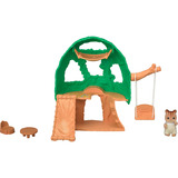 EPOCH Traumwiesen Sylvanian Families - Baby Abenteuer Baumhaus, Konstruktionsspielzeug 