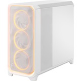 Fractal Design Meshify 3 XL Ambience Pro RGB Clear Tint , Big-Tower-Gehäuse weiß, Tempered Glass