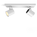 Philips Hue White Ambiance Runner Doppelspot, LED-Leuchte weiß, inkl. Dimmschalter