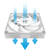 Thermaltake TOUGHFAN EX 140 ARGB Sync White, Gehäuselüfter 3er Pack, 140 mm