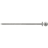 fischer Holzbauschraube PowerFast 6,0x80 Tellerkopf TX 200 Stück, mit Teilgewinde, Edelstahl A2