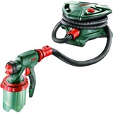 Bosch Professional Farbsprühsystem PFS 7000, Sprühpistole grün/schwarz, 1.400 Watt, Düse für Lackfarben + Düse für Wandfarbe