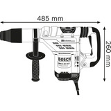 Bosch Profi-Set Bohrhammer GBH 5-40 DCE + Winkelschleifer GWS 880, Werkzeug-Set blau/schwarz, 1.150 Watt, 880 Watt