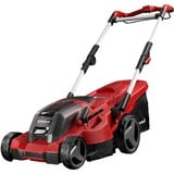EINHELL Power X-Change Akku-Rasenmäher GE-CM 36/37 Li, 36Volt (2x18V) rot/schwarz, 2x Li-Ionen Plus Akku 4,0Ah