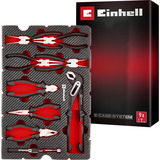 EINHELL Werkzeug-Pad Zangen, in E-Case-Einleger, Zangen-Set 9-teilig