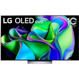 LG OLED65C31LA, OLED-Fernseher 163.9 cm (65 Zoll), schwarz/dunkelsilber, UltraHD/4K, HDR, SmartTV, 100Hz Panel