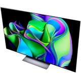 LG OLED65C31LA, OLED-Fernseher 163.9 cm (65 Zoll), schwarz/dunkelsilber, UltraHD/4K, HDR, SmartTV, 100Hz Panel
