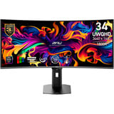 MSI MPG 341CQRDE QD-OLED X36, Gaming-Monitor 86.4 cm (34 Zoll), schwarz, UWQHD, Curved, HDMI, DP, USB-C, USB-Hub, 360Hz Panel