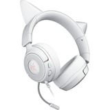 Razer Kraken Kitty V3 X White, Gaming-Headset weiß/rosa, 3,5-mm-Klinkenstecker