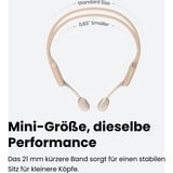 Shokz OpenRun Pro Mini, Kopfhörer beige, Bluetooth, IP55