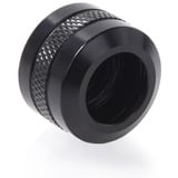 Alphacool Eiszapfen PRO 13mm HardTube Fitting G1/4 - Deep Black, Verbindung schwarz, 6er Set