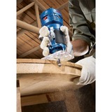 Bosch Professional Kantenfräse GLF 55-6 Professional, Oberfräse blau, 550 Watt
